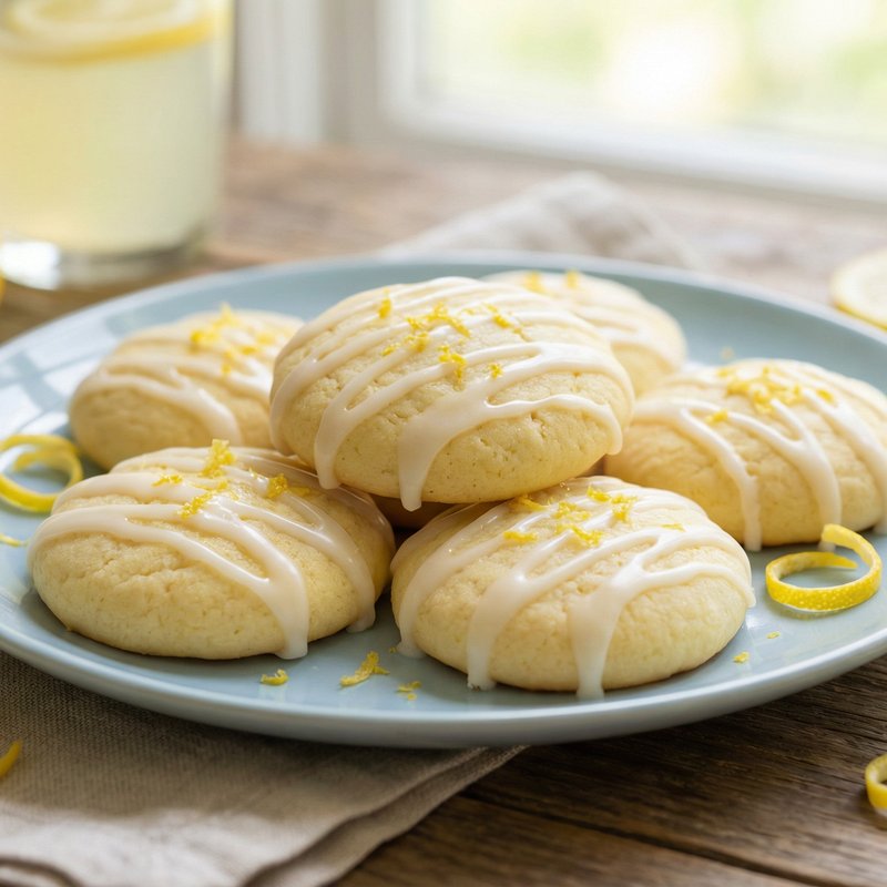 Lemon Protein Cookies
